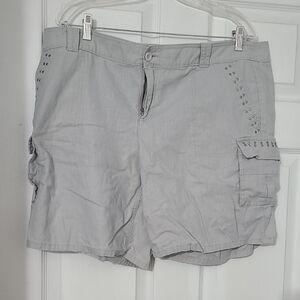 New York & Company Gray Cargo Shorts